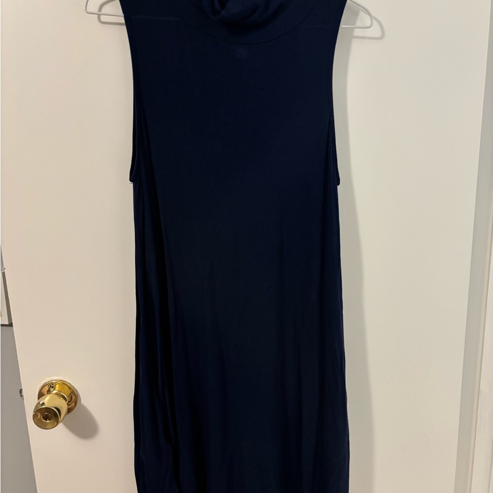 Alya Midnight Blue Sleeveless Tank Dress